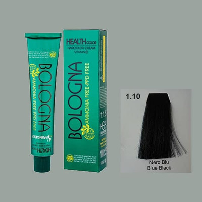 رنگ مو بدون آمونیاک بلونیا مشکی پرکلاغی شماره 1.10_فروشگاه اینترنتی آرایشی بهداشتی آزارو