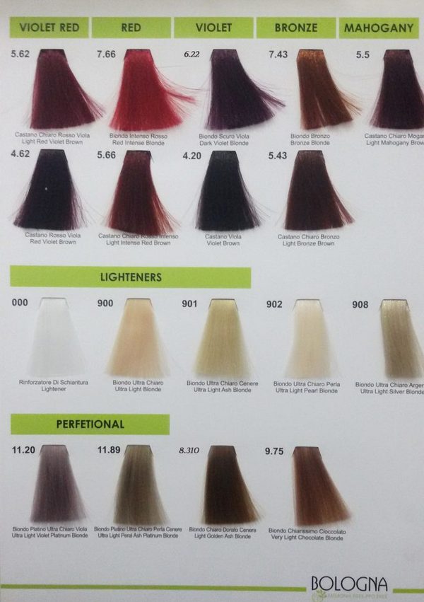 رنگ مو بدون آمونیاک بلونیا شماره Light Red Violet brown 5.62 حجم 100میل_فروشگاه اینترنتی آرایشی بهداشتی آزارو در شیراز‌