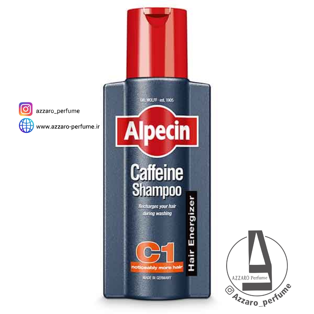 شامپو ضد ریزش حاوی کافئین آلپسین Alpecin حجم 250 میل_فروشگاه اینترنتی آرایشی بهداشتی آزارو در شیراز