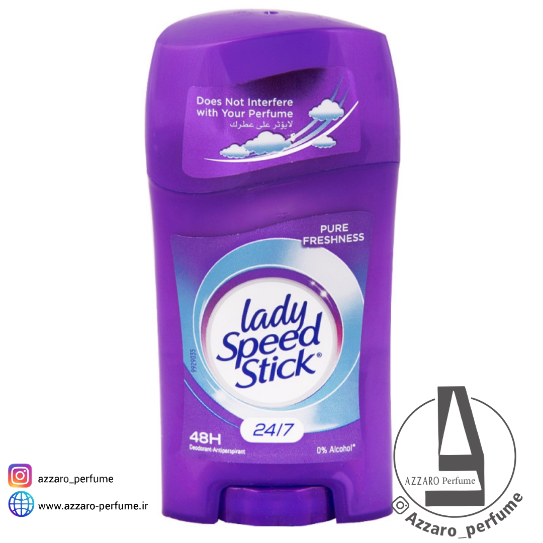 استیک ضد تعریق زنانه لیدی اسپید مدل Pure Freshness وزن 40 گرم اورجینال-فروشگاه اینترنتی آرایشی بهداشتی آزارو