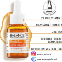 سرم روشن کننده ویتامین سی بالانس حجم 30 میل-فروشگاه اینترنتی آرایشی بهداشتی آزارو ‌