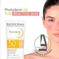 ضد آفتاب رنگی بایودرما مدل Photoderm AR SPF +50 مخصوص پوست ‌های حساس و مستعد قرمزی حجم 50 میل_فروشگاه اینترنتی آرایشی بهداشتی آزارو در شیراز