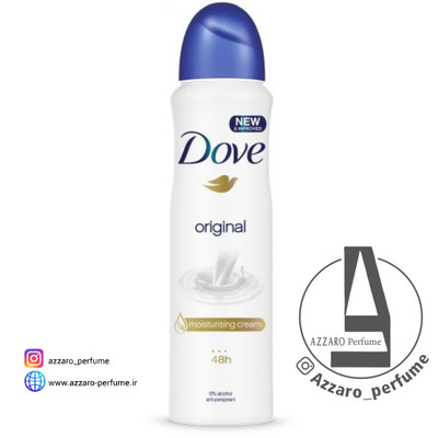 اسپری ضد تعریق زنانه داو مدل Dove Original_فروشگاه اینترنتی آرایشی بهداشتی آزارو در شیراز