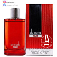 عطر مردانه فراگرنس ورد De Costa Rouge رایحه دانهیل دیزایر قرمز حجم ۱۰۰ میل-فروشگاه اینترنتی آرایشی و بهداشتی آزارو در شیراز