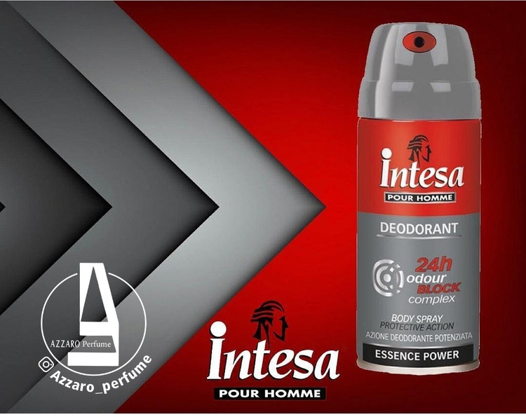 اسپری خوشبو کننده بدن مردانه مدل ESSENCE POWER اینتسا حجم 150 میلی لیتر_فروشگاه اینترنتی آرایشی آزارو در شیراز