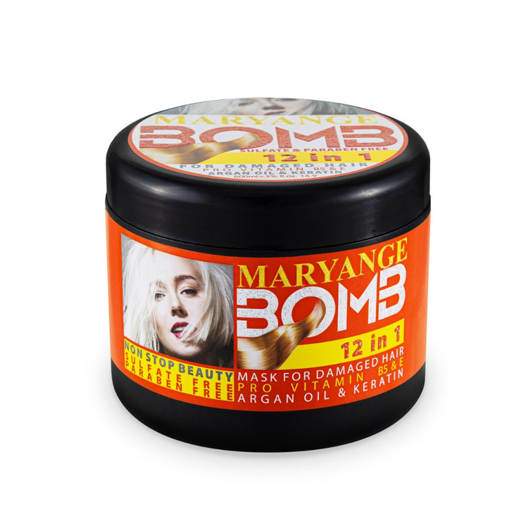 ماسک مو (با آبکشی)مریانج بمب 500 میل-فروشگاه اینترنتی آرایشی بهداشتی آزارو