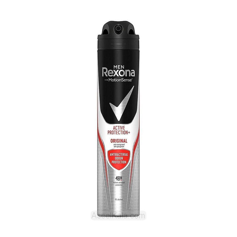 اسپری بدن مردانه رکسونا Rexona مدل Active Protection Original حجم ۲۰۰ میل_فروشگاه اینترنتی آرایشی بهداشتی آزارو در شیراز