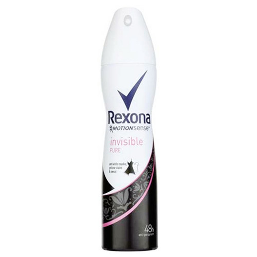 اسپری دئودورانت زنانه رکسونا مدل Invisible Pure حجم 200 میل-فروشگاه اینترنتی آرایشی بهداشتی آزارو