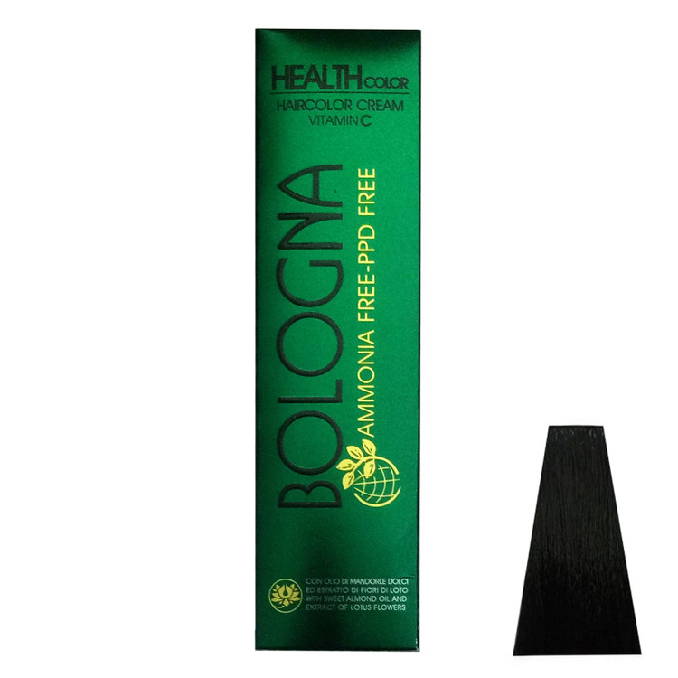 رنگ مو بدون آمونیاک بلونیا شماره 1 رنگ مشکی حجم 100 میل_فروشگاه اینترنتی آرایشی بهداشتی آزارو در شیراز