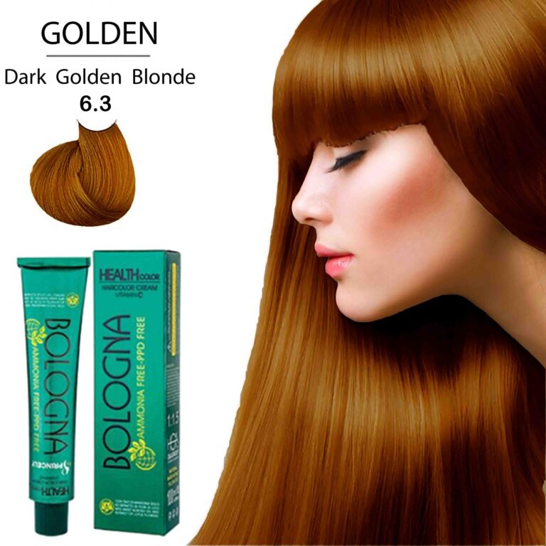 رنگ مو بلونیا بدون آمونیاک شماره 6.3 بلوند طلایی تیره حجم 100 میل _فروشگاه اینترنتی آرایشی بهداشتی آزارو در شیراز