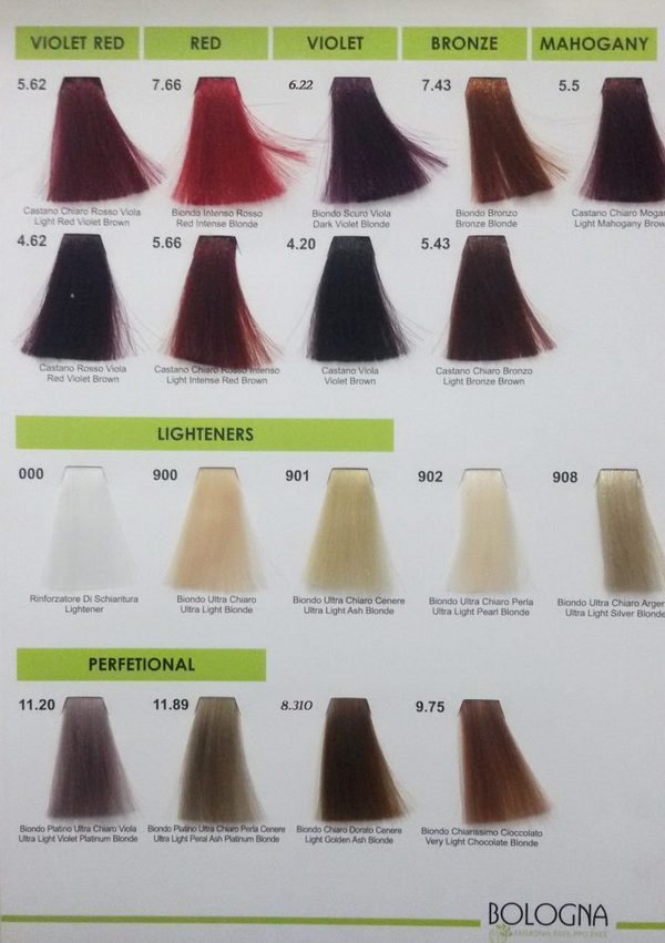 رنگ مو بدون آمونیاک بلونیا قهوه ای شرابی قرمز 100میل Red Violet brown 4.62_فروشگاه اینترنتی آرایشی بهداشتی آزارو در شیراز