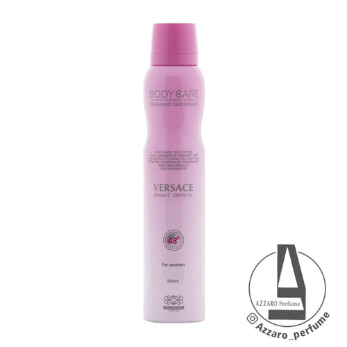 اسپری بدن زنانه بادی کر رایحه ورساچه صورتی حجم 200 میل_فروشگاه اینترنتی آرایشی بهداشتی آزارو در شیراز