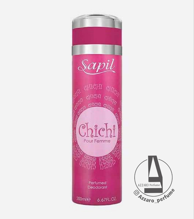 اسپری بدن زنانه چی چی (chichi) صورتی حجم 200 میل_فروشگاه اینترنتی آرایشی بهداشتی آزارو در شیراز