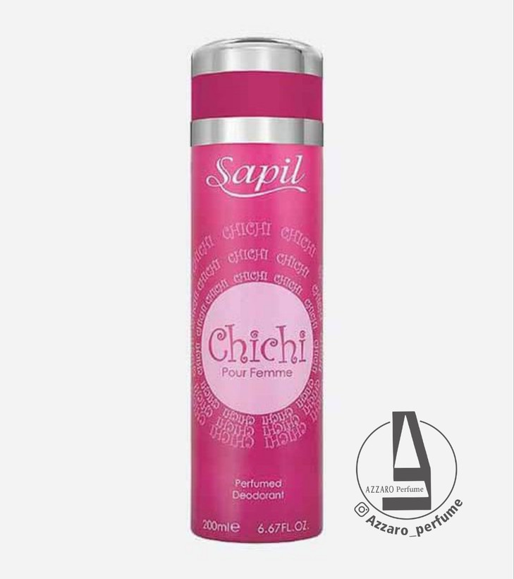 اسپری بدن زنانه چی چی (chichi) صورتی حجم 200 میل_فروشگاه اینترنتی آرایشی بهداشتی آزارو در شیراز