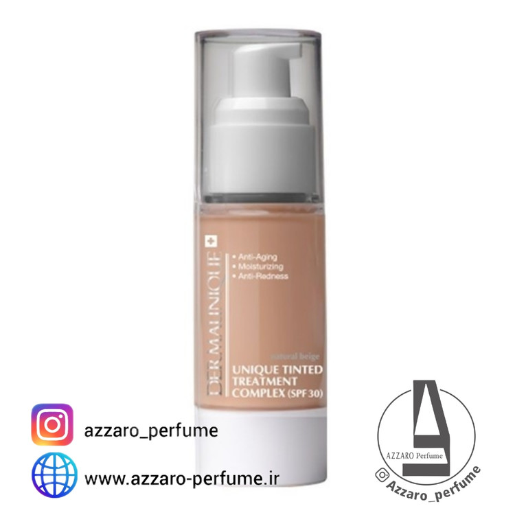 کرم رنگی مغذی و آبرسان بژ روشن درمایونیک spf 30 بژ طبیعی 30 میل-فروشگاه اینترنتی آرایشی بهداشتی آزارو