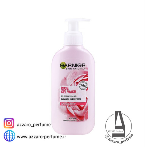 ژل شستشو گل رز گارنیر (پوست خشک و حساس) حجم 200 میل