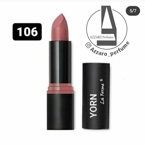 رژ لب جامد 24 ساعته یورن yorn شماره 106رژ لب جامد 24 ساعته یورن yorn شماره 107-فروشگاه اینترنتی آرایشی بهداشتی آزارو