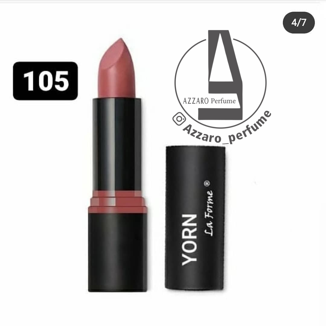 رژ لب جامد 24 ساعته یورن yorn شماره 105-فروشگاه اینترنتی آرایشی بهداشتی آزارو
