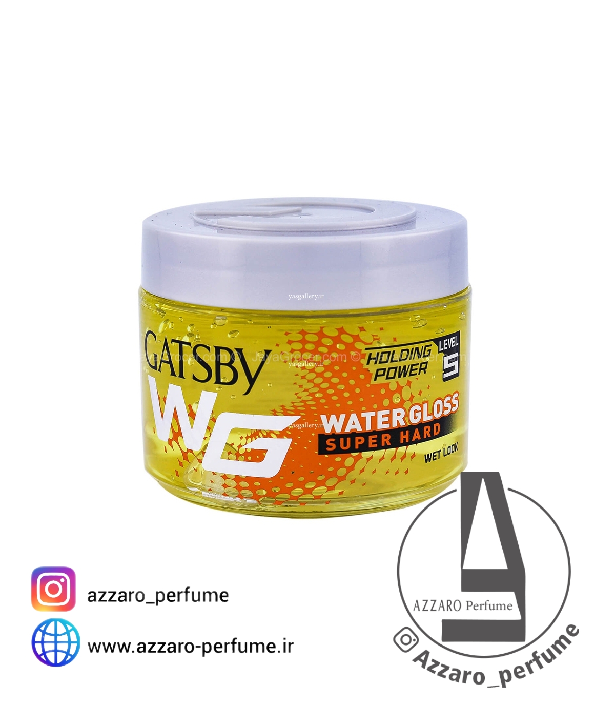 ژل حالت دهنده گتسبی قوی Gatsby مدل Super Hard مقدار 300 گرم-فروشگاه اینترنتی آرایشی بهداشتی آزارو 