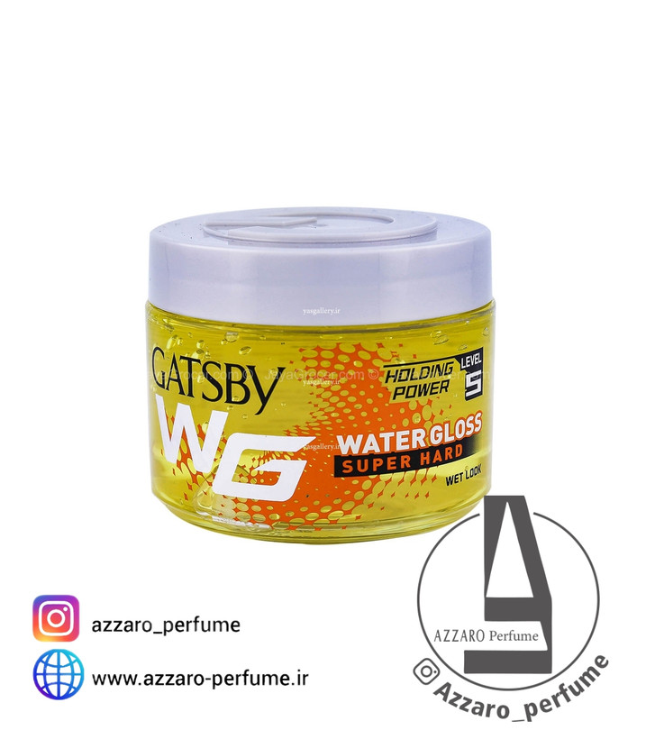 ژل حالت دهنده گتسبی قوی Gatsby مدل Super Hard مقدار 300 گرم-فروشگاه اینترنتی آرایشی بهداشتی آزارو 
