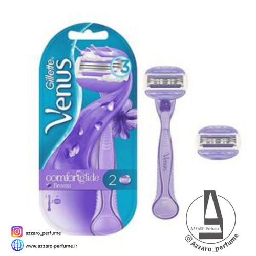 خودتراش ونوس دو یدک مدل کامفورت گلاید بریز ژیلت-فروشگاه اینترنتی آرایشی و بهداشتی آزارو