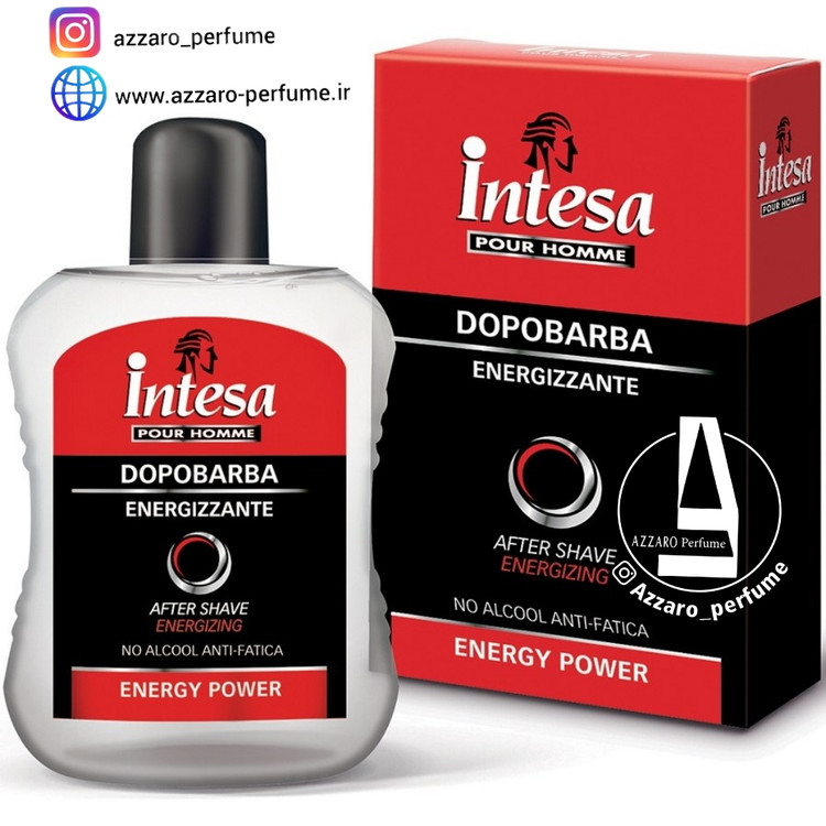 افتر شیو اینتسا مدل Intesa Energy Power حجم 100 میلی لیتر-فروشگاه اینترنتی آرایشی بهداشتی آزارو