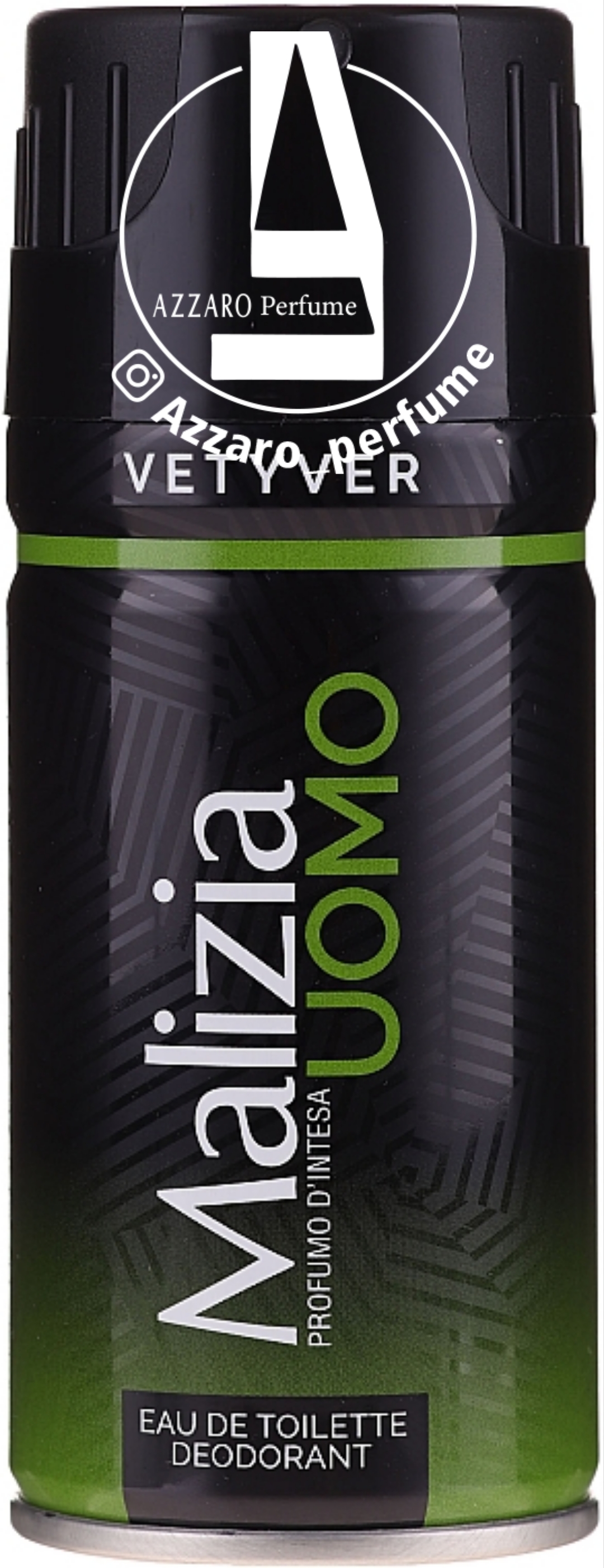 اسپری مالیزیا سبز مدل یومو وتیور مردانه حجم 150 میلی لیتر اورجینال ایتالیا_فروشگاه اینترنتی آرایشی و بهداشتی آزارو در شیراز