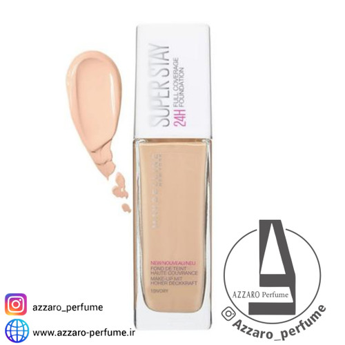 کرم پودر میبلین مدل سوپر استی Super Stay شماره 301 حجم 30میل-فروشگاه اینترنتی آزارو