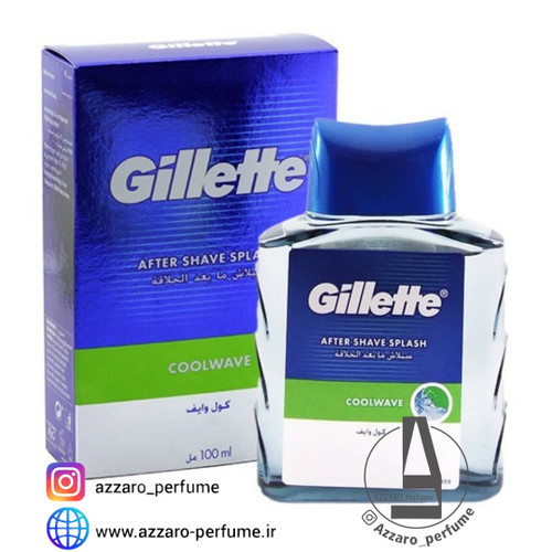 افترشیو ژیلت مدل کول ویو cool wave اورجینال 100 میل -فروشگاه اینترنتی آرایشی بهداشتی آزارو 