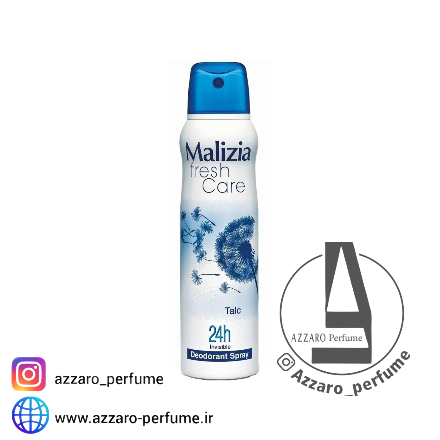 اسپری زنانه مالیزیا مدل Talc حجم 150 میلی لیتر-فروشگاه اینترنتی آرایشی بهداشتی آزارو