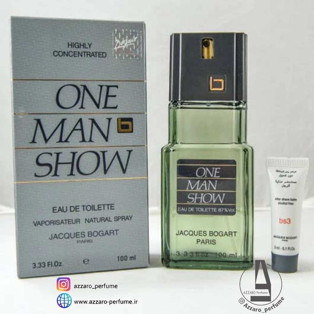 ادکلن مردانه ژاک بوگارت مدل One Man Show حجم 100 میل_فروشگاه اینترنتی آرایشی بهداشتی آزارو