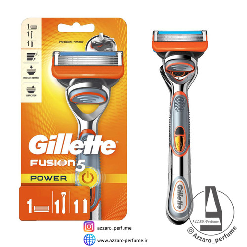 خودتراش فیوژن5 پاور ژیلت اورجینال-فروشگاه اینترنتی آرایشی بهداشتی آزارو