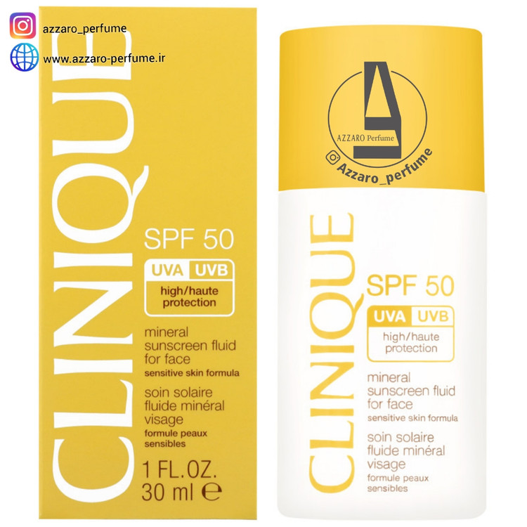 فلویید ضد آفتاب کلینیک مدل Mineral حجم 30 میلی لیتر-فروشگاه اینترنتی آرایشی بهداشتی آزارو