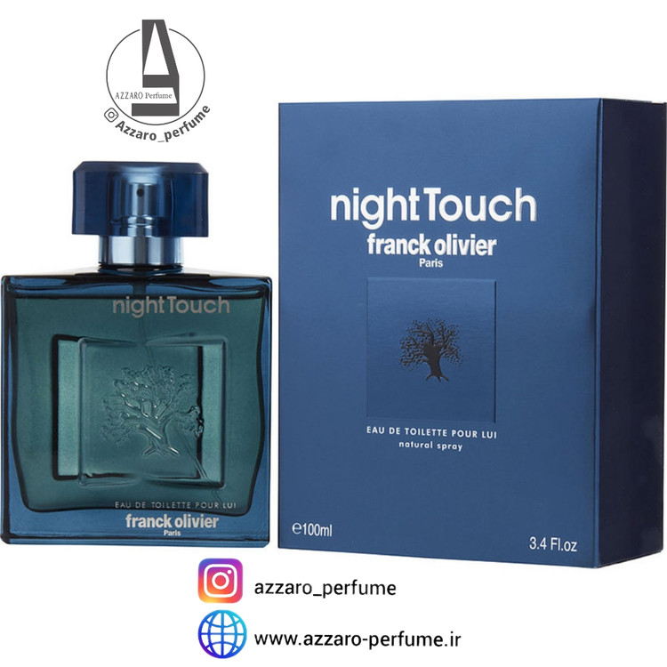 ادکلن مردانه نایت تاچ فرانک اولیور حجم ۱۰۰ میل_فروشگاه اینترنتی آرایشی بهداشتی آزارو در شیراز