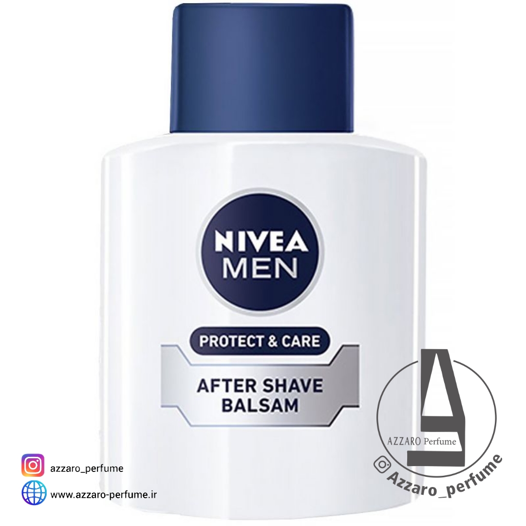 افتر شیو نیوآ مدل Protect And Care حجم 100 میلی لیتر-فروشگاه اینترنتی آرایشی بهداشتی آزارو