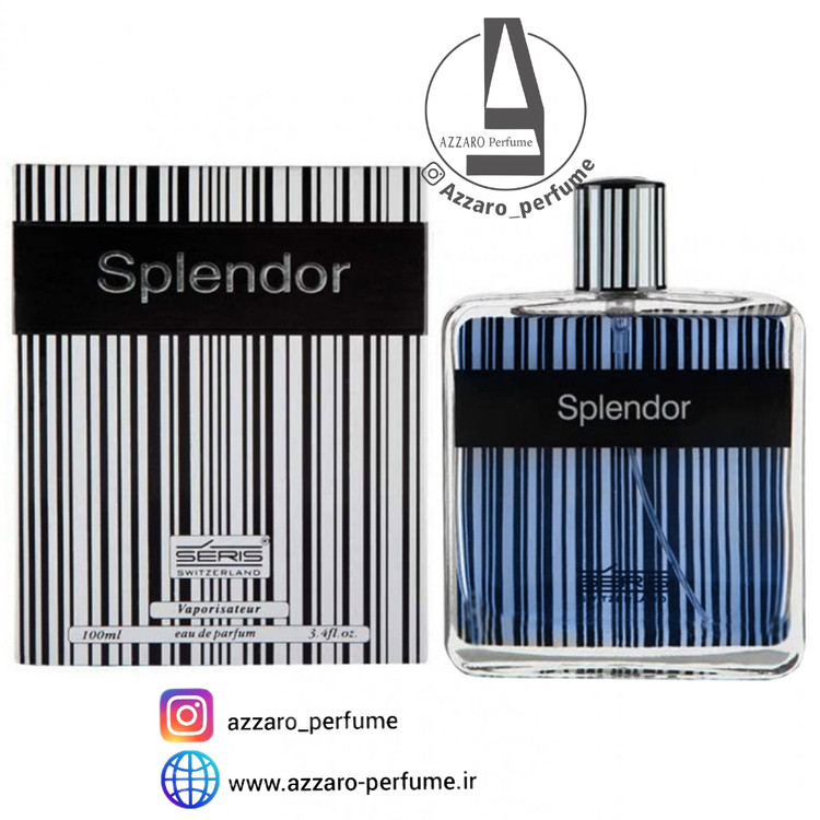 ادکلن سریس مدل Splendor Black حجم 100 میل-فروشگاه اینترنتی آرایشی بهداشتی آزارو