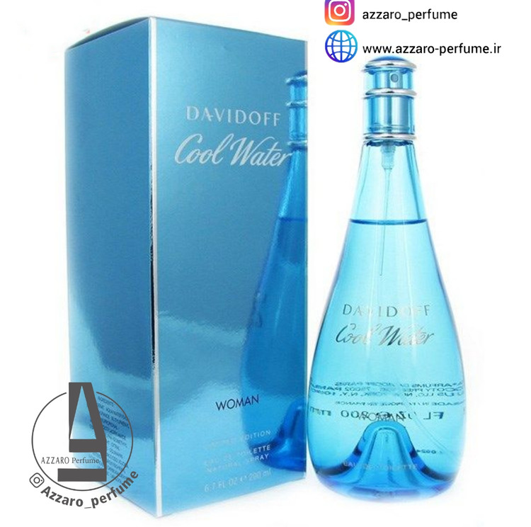 ادکلن دیویدوف کول واتر زنانه حجم 100 میل-فروشگاه اینترنتی آرایشی بهداشتی آزارو