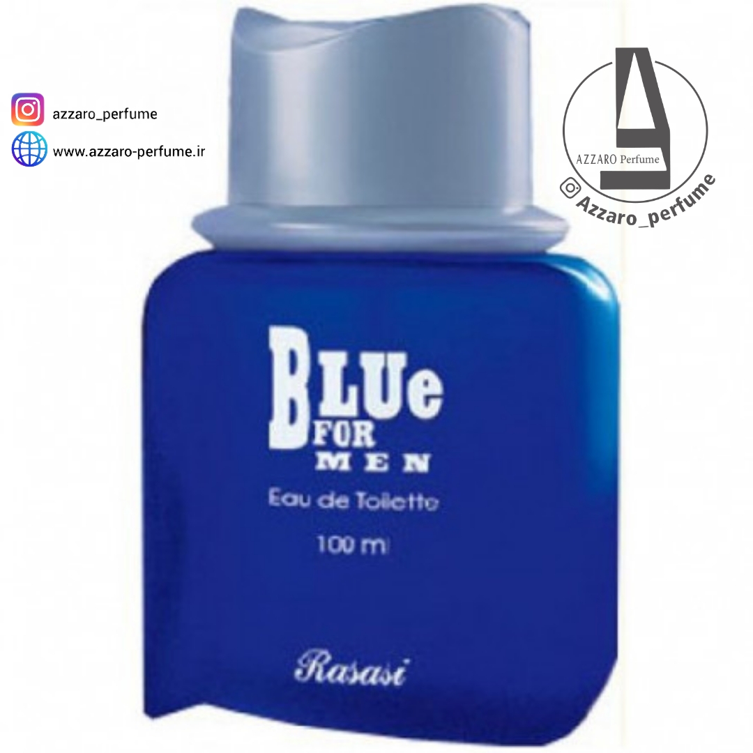 ادکلن مردانه بلو فورمن blue for men برند رصاصی حجم 100 میل-فروشگاه اینترنتی آرایشی و بهداشتی آزارو