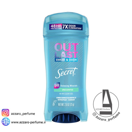 مام استیک سکرت ژله ای Secret Unscented حجم 73 گرم-فروشگاه اینترنتی آرایشی بهداشتی آزارو
