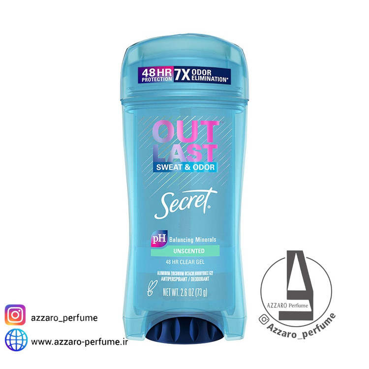 مام استیک سکرت ژله ای Secret Unscented حجم 73 گرم-فروشگاه اینترنتی آرایشی بهداشتی آزارو
