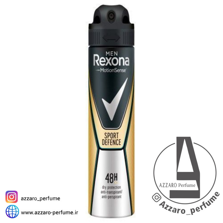 اسپری ضد تعریق مردانه رکسونا Rexona مدل Sport Defence حجم 200 میلی لیتر_فروشگاه اینترنتی آرایشی بهداشتی آزارو در شیراز
