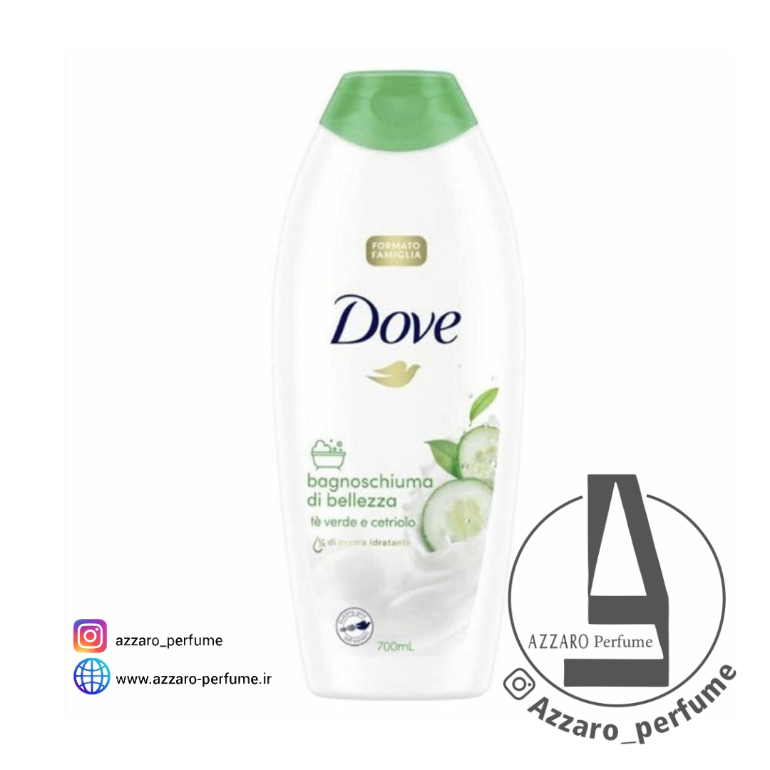 شامپو بدن داو (Dove) حاوی عصاره چای سبز و خیار حجم 700 میلی لیتر-فروشگاه اینترنتی آرایشی بهداشتی آزارو