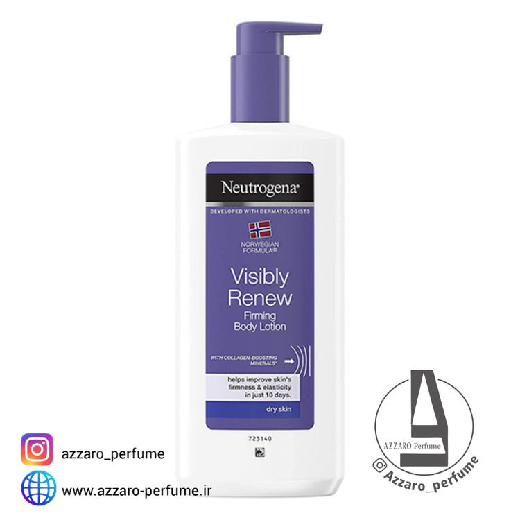 لوسیون بدن نوتروژینا مدل Visibly Renew حجم 400 میلی لیتر-فروشگاه اینترنتی آرایشی بهداشتی آزارو