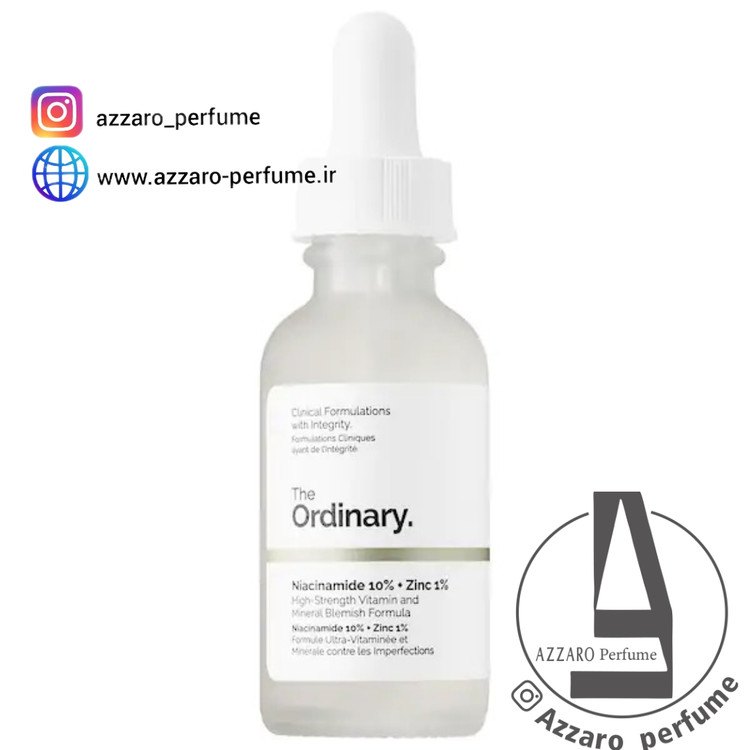 سرم ضد جوش اوردینری سرم ضد جوش نیاسینامید ۱۰٪ + زینک ۱٪ اوردینری اورجینال-محصولات اوردینری اصل-نمایندگی محصولات اوردینری-فروشگاه اینترنتی آرایشی بهداشتی آزارو در شیراز