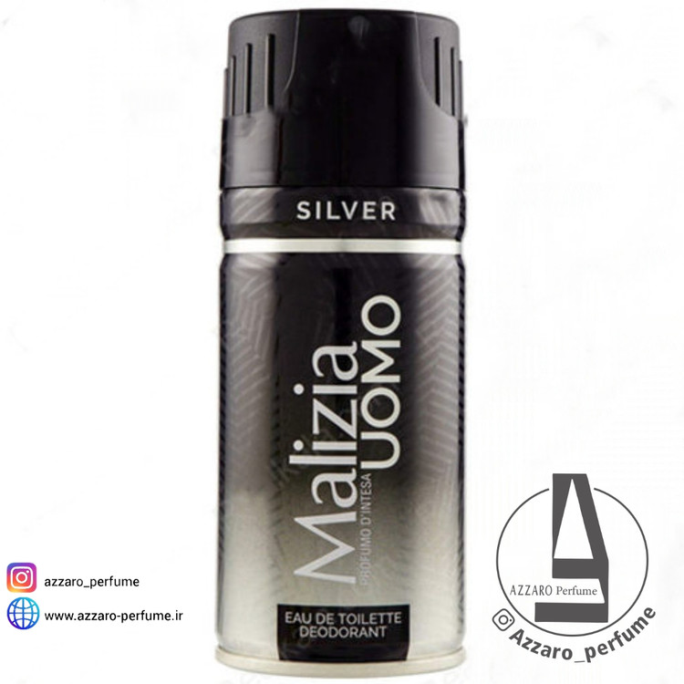 اسپری مالیزیا یومو مدل سیلور حجم 150 میل-فروشگاه اینترنتی آرایشی بهداشتی آزارو