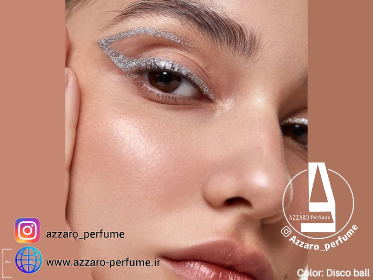 سایه و خط چشم گلیتر مایع شیگلم رنگ نقره ای-فروشگاه اینترنتی آرایشی بهداشتی آزارو