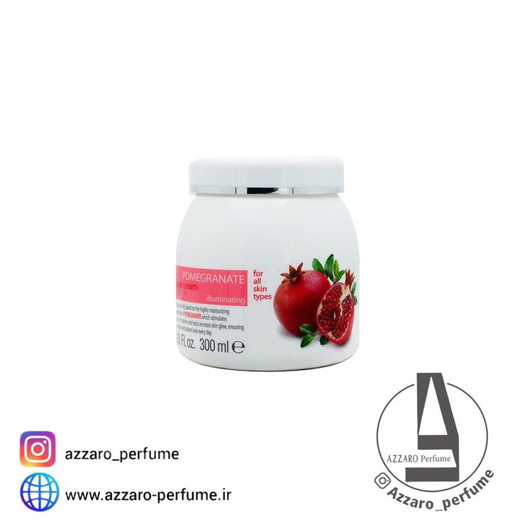 کرم صورت آبرسان و شفاف کننده انار کلیون Cliven Pomegranate حجم 300 میلی لیتر_فروشگاه اینترنتی آرایشی بهداشتی آزارو در شیراز