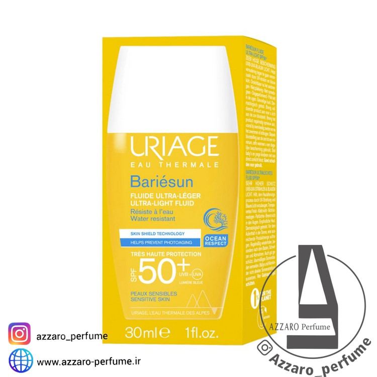 لوسیون ضد آفتاب اوریاژ مدل BariesunSPFF50 حجم 30 میلی لیتر_فروشگاه اینترنتی آرایشی بهداشتی آزارو در شیراز