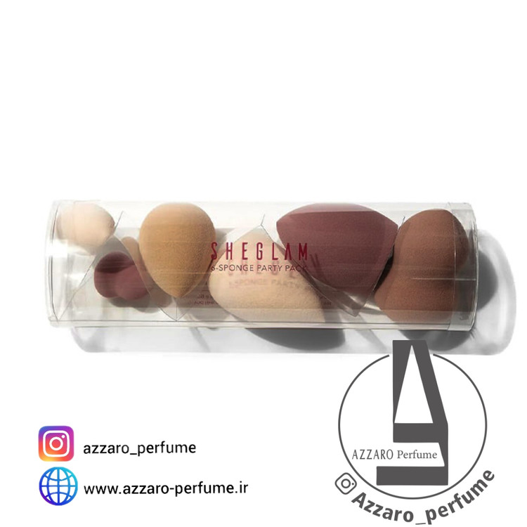 ست 6 عددی قهوای اسفنج شیگلم-فروشگاه اینترنتی آرایشی بهداشتی آزارو