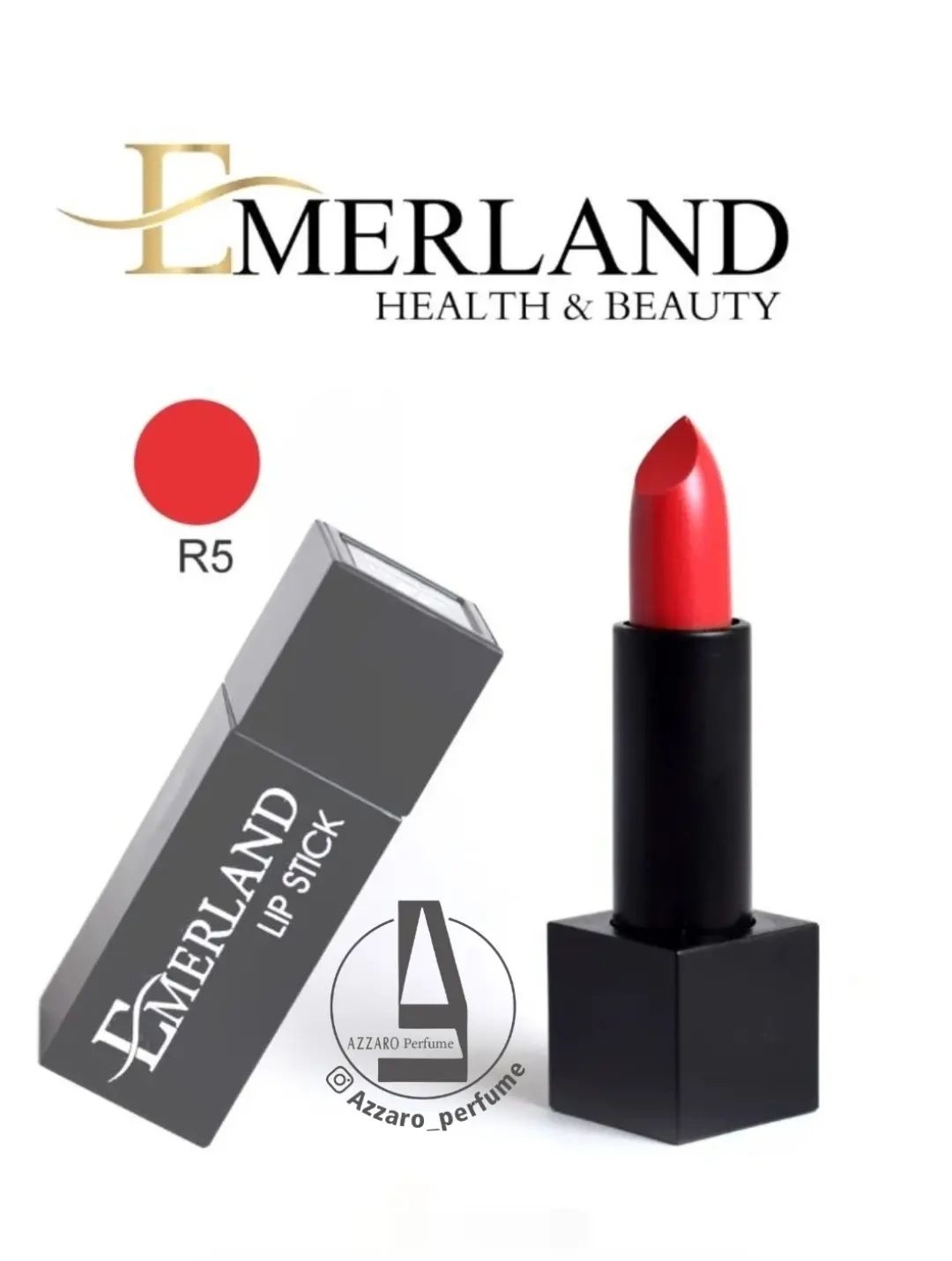 رژ لب جامد مات امرلند شماره R5-فروشگاه اینترنتی آرایشی بهداشتی آزارو
